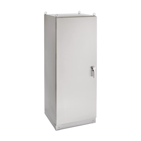 Gabinete De Soporte Independiente Acero Inoxidable Con Puerta Y Cerrojo IP66 1879 x 618 x 485 mm