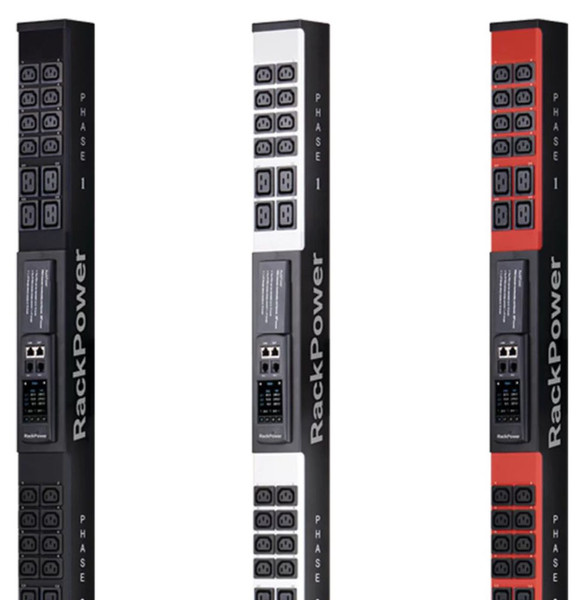 PDU 208V Trifásico 30A 21 Salidas C13 + 6 Salidas C19 Conector L21-30P Alimentación Inferior