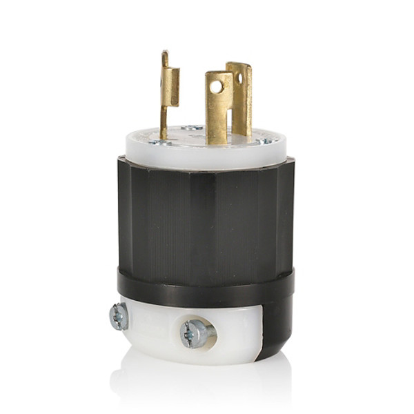 Clavija Media Vuelta 2 Polos 3 Hilos 30Amps 125Volts