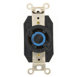 Receptáculo Media Vuelta Industrial 4 Polos 4 Hilos 30Amps 120/208Volts NEMA L18-30R