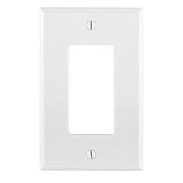 Placa Midway De Nylon Termoplástico Para GFCI Decora Blanco