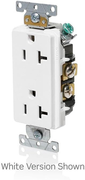 Receptáculo Dúplex Decora Plus 20Amps 125Volts Blanco