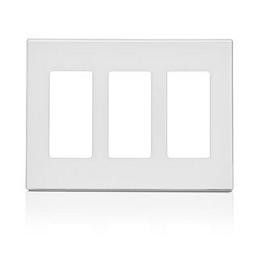 Placa Decora Plus 3 Unidades Blanca