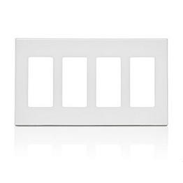 Placa Decora Plus 4 Unidades Blanca