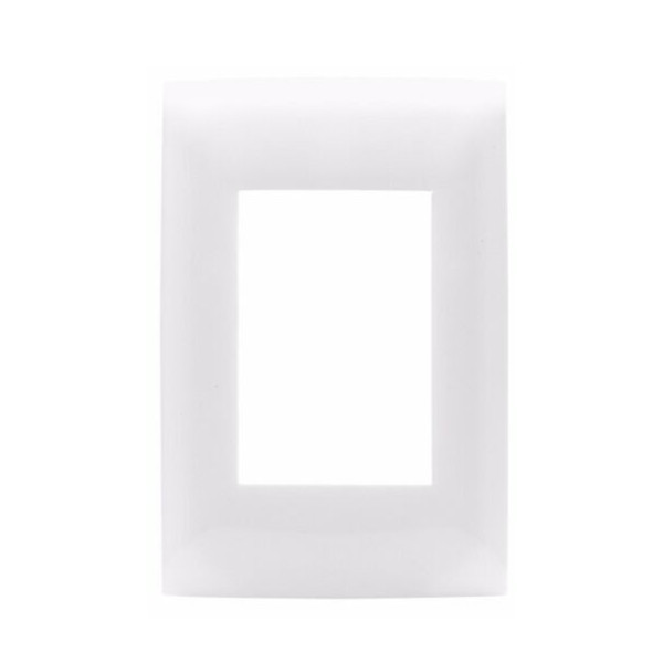 Placa Linea Cien De 3 Módulos Blanca