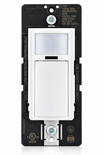 Detector De Presencia De Pared PIR 180° Unipolar 250Watts LED
