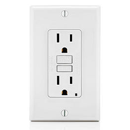 Interruptor de Circuito con Falla a Tierra SmartLock 15Amps 125Voltios Color Blanco