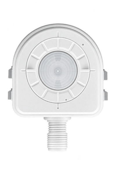 Sensor Bahía Alta PIR Conexión Directa Bajo Voltaje 120-277Volts Blanco