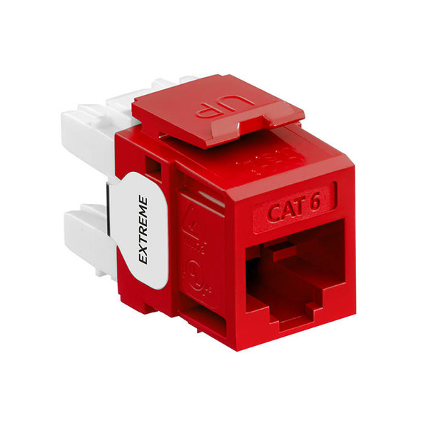Conectores QuickPort Categoría 6 Extreme 6+ Rojo