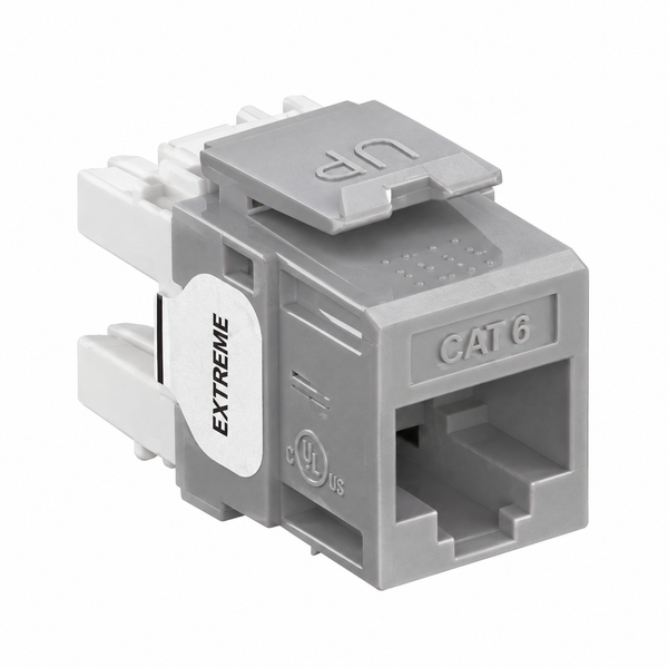 Conectores QuickPort Categoría 6 Extreme 6+ Gris