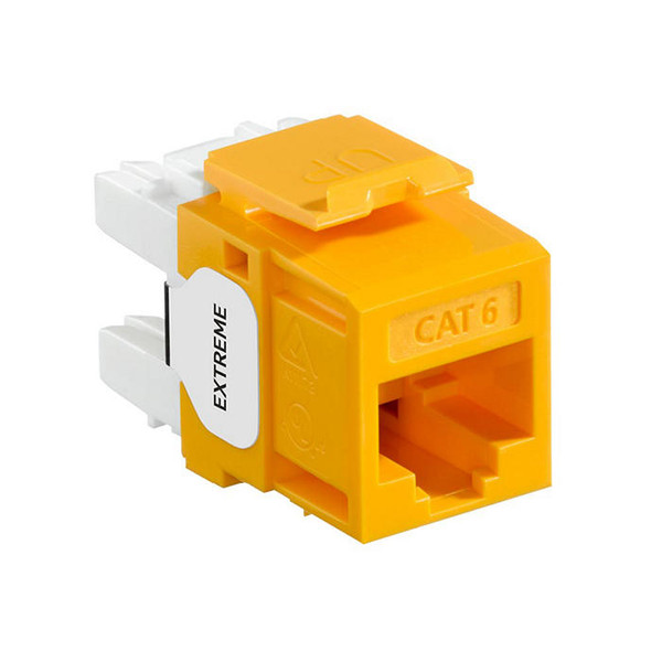 Conectores QuickPort Categoría 6 Extreme 6+ Amarillo