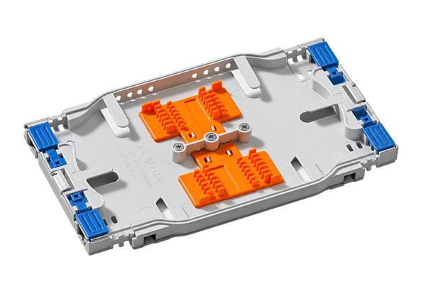 Bandeja de Empalme Leviton T5PLS-24F para 24 Fibras con Mangas Termocontráctiles