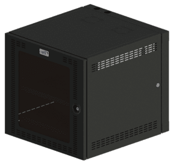 Gabinete De Pared 9U S/E 510 x 535 x 578 Milímetros Color Negro