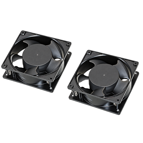 Kit de 2 Extractores para Rack North System de 6”, 115 V, 18 W, 2650/3000 RPM – NORTH 712-BKL
