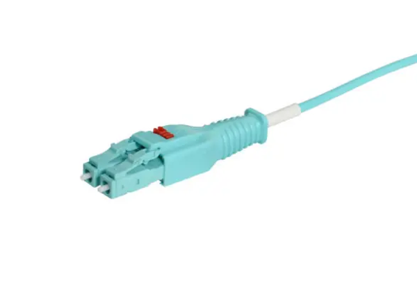 Jumper Blade Patch Dúplex Multimodo LC LC XGLO RFP OM3 LSOH-1 50/125 Aqua 55 Metros