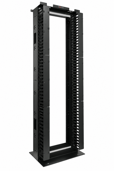 Rack Siemon RS3-07 de 2 Postes, 45U x 19 pulgadas, con Organizadores Verticales