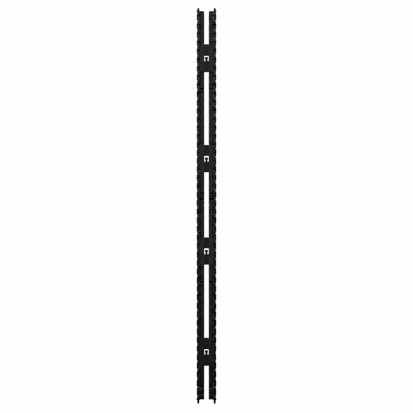 Organizador Vertical de Cables Siemon Value VCM1A-04D-1-45, Doble Cara, 45U, 4 pulgadas, Negro