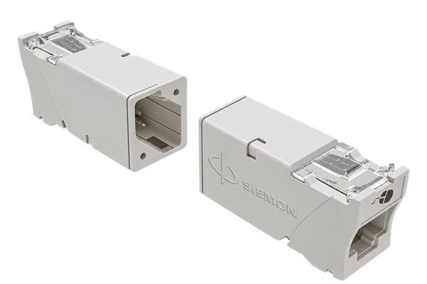 Salida Z-MAX Categoría 6 UTP RJ45 Híbrida Blanca