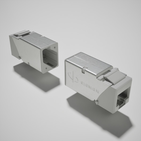 OUTLET,ZMAX,SHLD,CAT6A,RJ45,KEYSTN,WHT,TL-LSS,T568A/B,BULK