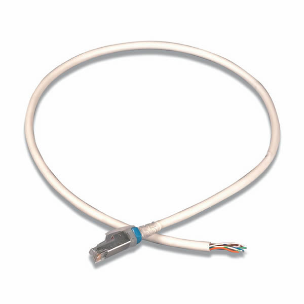 ZMAX,Cat 6A,ScTP,T568A/B,STRD,BLU CM/LSOH,CLR BOOT,05FT