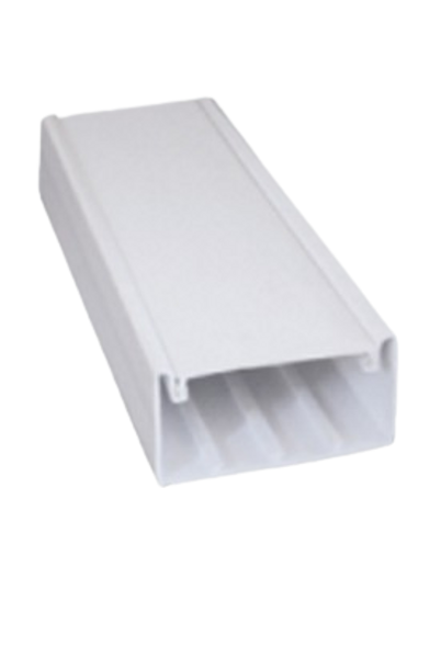 Canaleta PVC Blanca 2 VÍAS  100X55X250CM