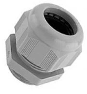 Conector Glándula PG16 IP68 Color Gris RAL 7001 con Tuerca Incluida