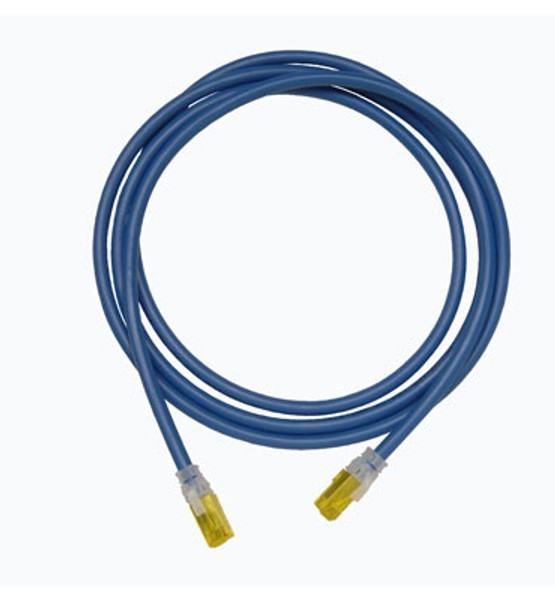 CORD 10G,MOD8,7FT,BLUE CLARITY 10,4P,26G,ST,PVC,CM