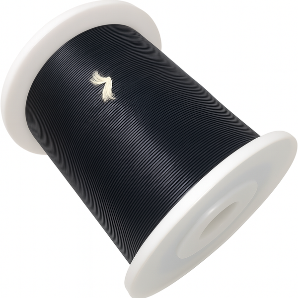 Fibra Optica Drop 1 Hilo SM Int/Ext LSZH/TPU 3mm G.657B3, 9/125um Tubo Apretado Azul, Chaqueta Negra