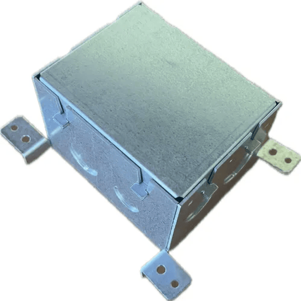 Caja metalica rectangular de 1 gang