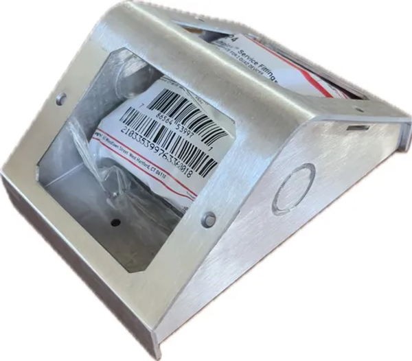 Caja multiplex de 2 gangs para piso