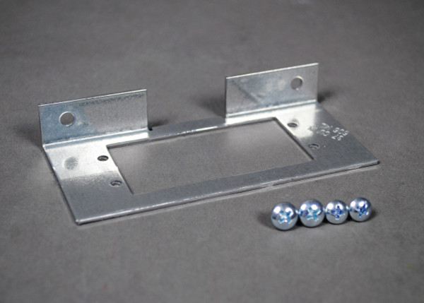 Placa de Dispositivo RFB4 Shallow con Apertura para Módulo Extron AAP Acabado Acero Inoxidable