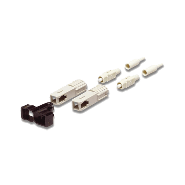 FIBER CONNECTOR,MM,LC,SIMPLEX  BUFFERED BOOT,BEIGE,BULK