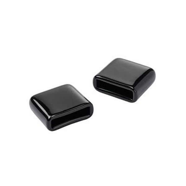Cubiertas Protectoras Para Extremos De Escalerilla  Negro 2pzas Ladder Rack