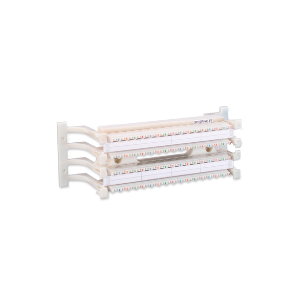 Regleta Montaje En Bracket De Plastico Blanco