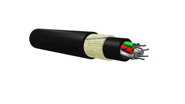 Cable Fibra Óptica Monomodo ADSS Aérea Externa OS2 G652D Dieléctrica Polietileno TIA-598