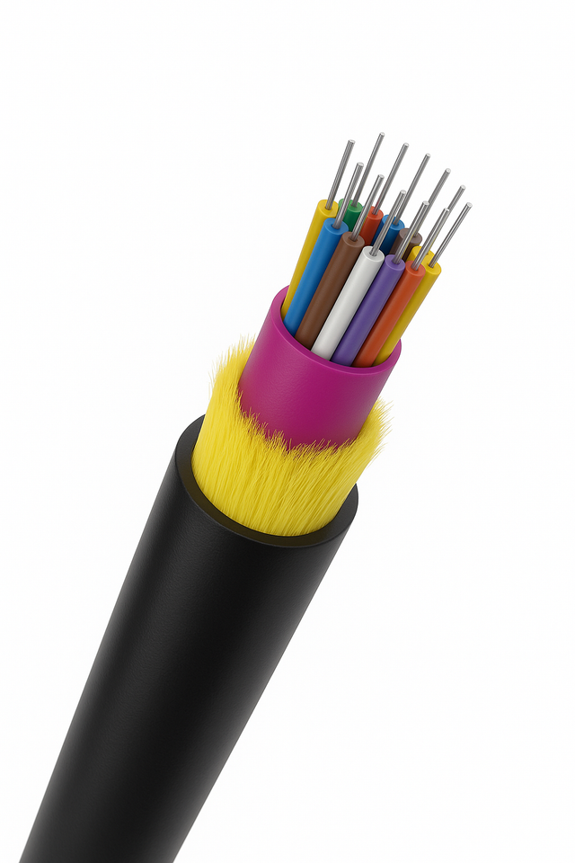 Fibra Óptica 12 Fibras Multimodo Exterior/Interna XGLO OM4
