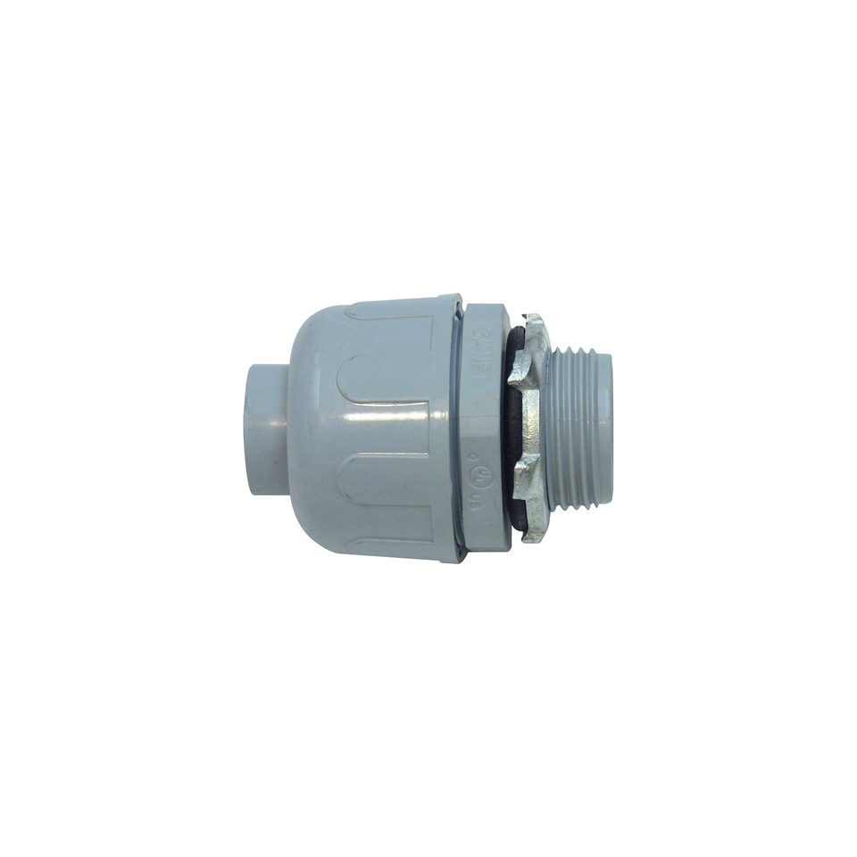 Conector Recto Para Tubo Flexible Hermético De Plástico