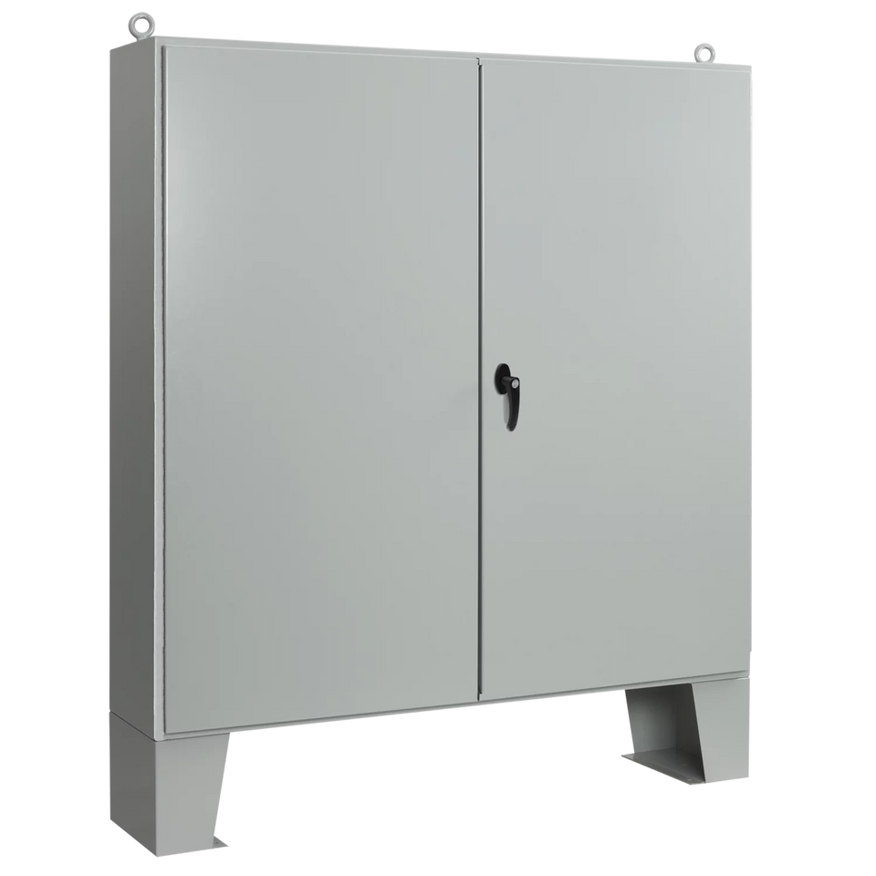 Gabinete De Dos Puertas Acero Tipo 12, 1526  x 1221x 408 Milímetros Gris