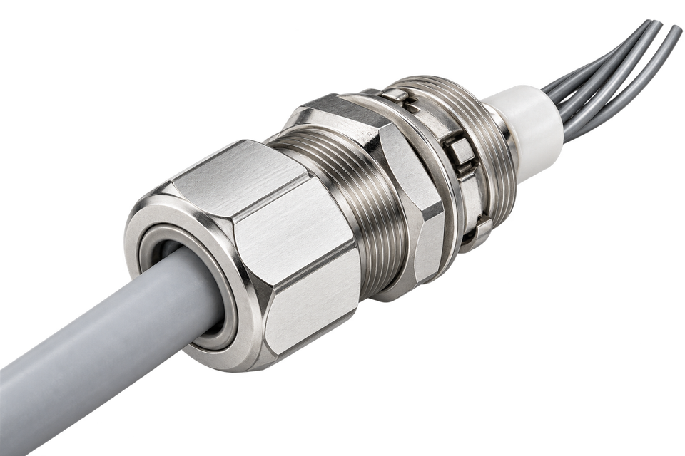 Conector Glandula c/ Contratuerca Plastico de 25 mm