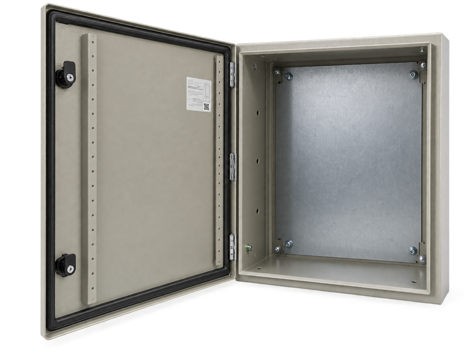 Gabinete Nema 4/IP 65 de 30x40x20 cm c/ Platina y certificado UL