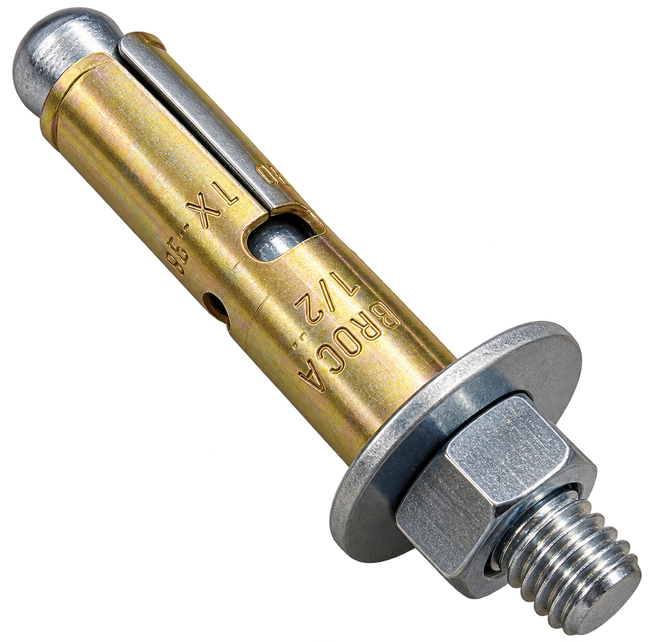 Taquete Tx De 6.5 X 63 Milímetros 1/4 X 2 1/2 Pulgadas