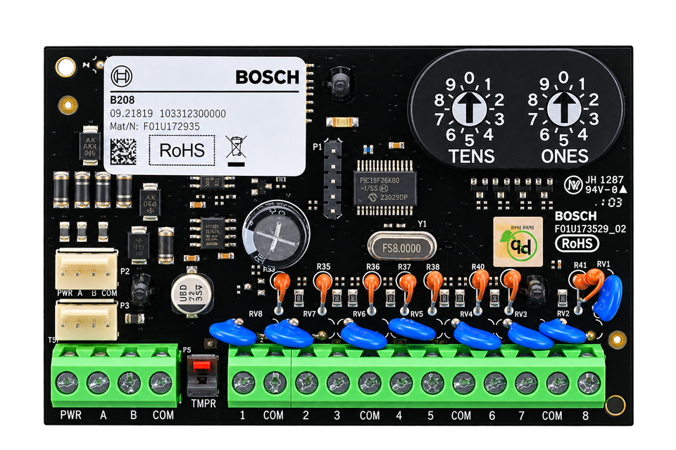 Módulo de Expansión Bosch SDI2 con 8 Entradas