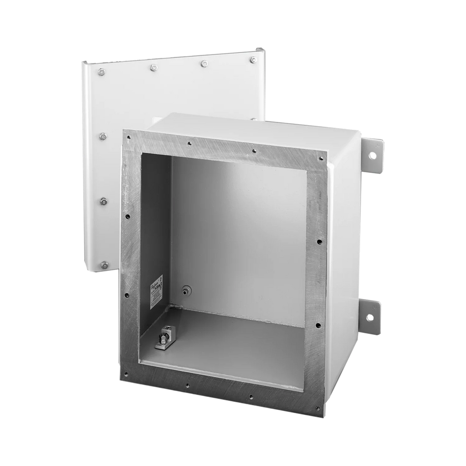 Gabinete Tipo 9 Acero Gris 10 x 8 x 4 Pulgadas