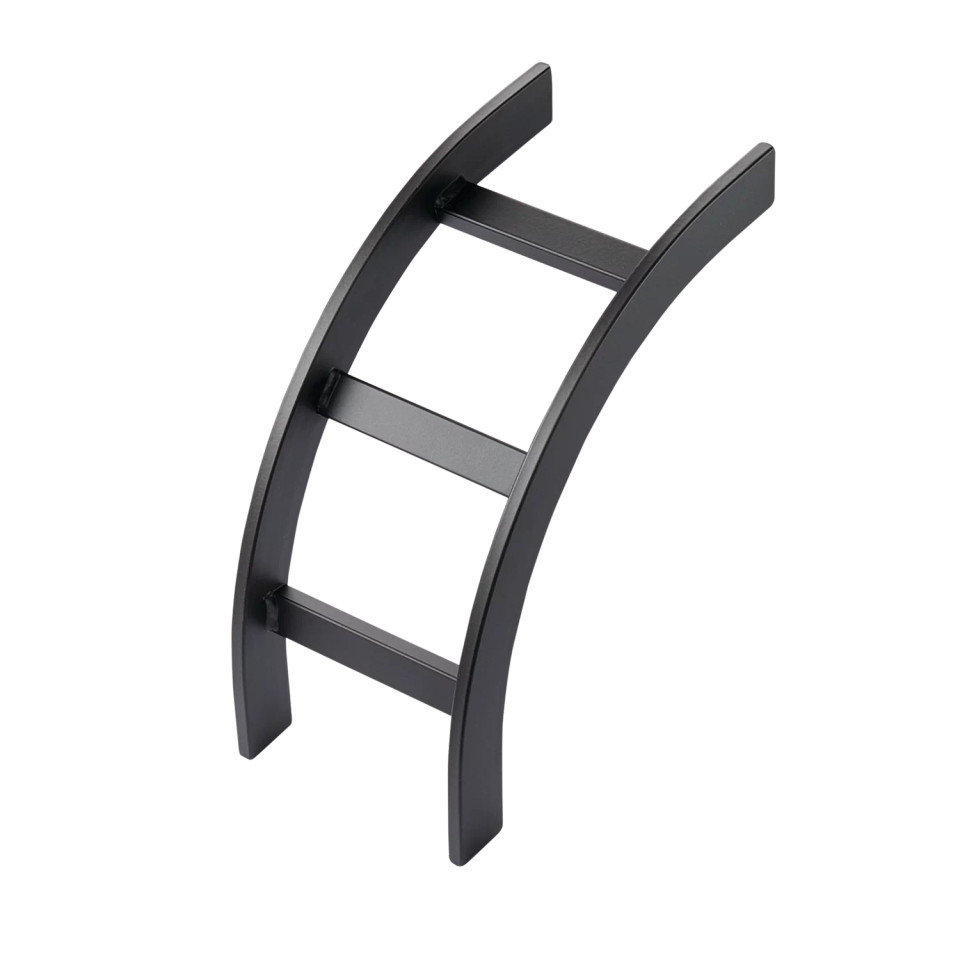 Curva Interior para Escalerilla Ladder Rack Color Negro