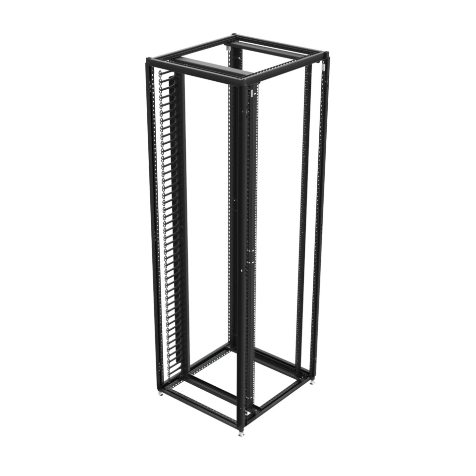 Organizador De Cables Vertical ProLine S1 Negro 2007 x 109 x 212 Milímetros