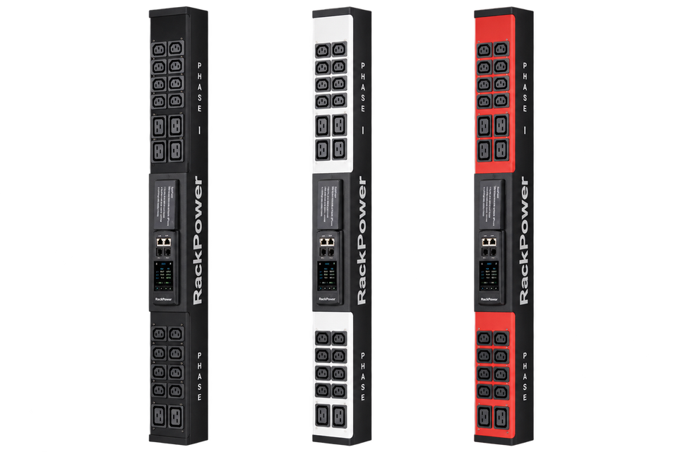 PDU 208V Trifásico 30A 21 Salidas C13 + 6 Salidas C19 Conector L21-30P Alimentación Inferior