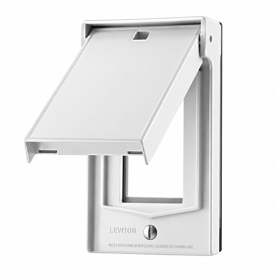 Placa Para Intemperie Para Dúplex Blanca