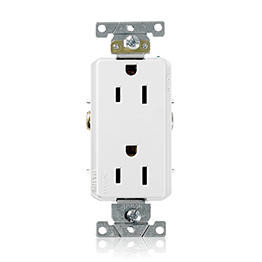 Receptáculo Dúplex Decora Plus 2 Polos 3 Hilos 15Amps 125Volts Marron