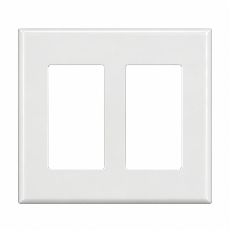 Placa Decora Plus 2 Unidades Blanca