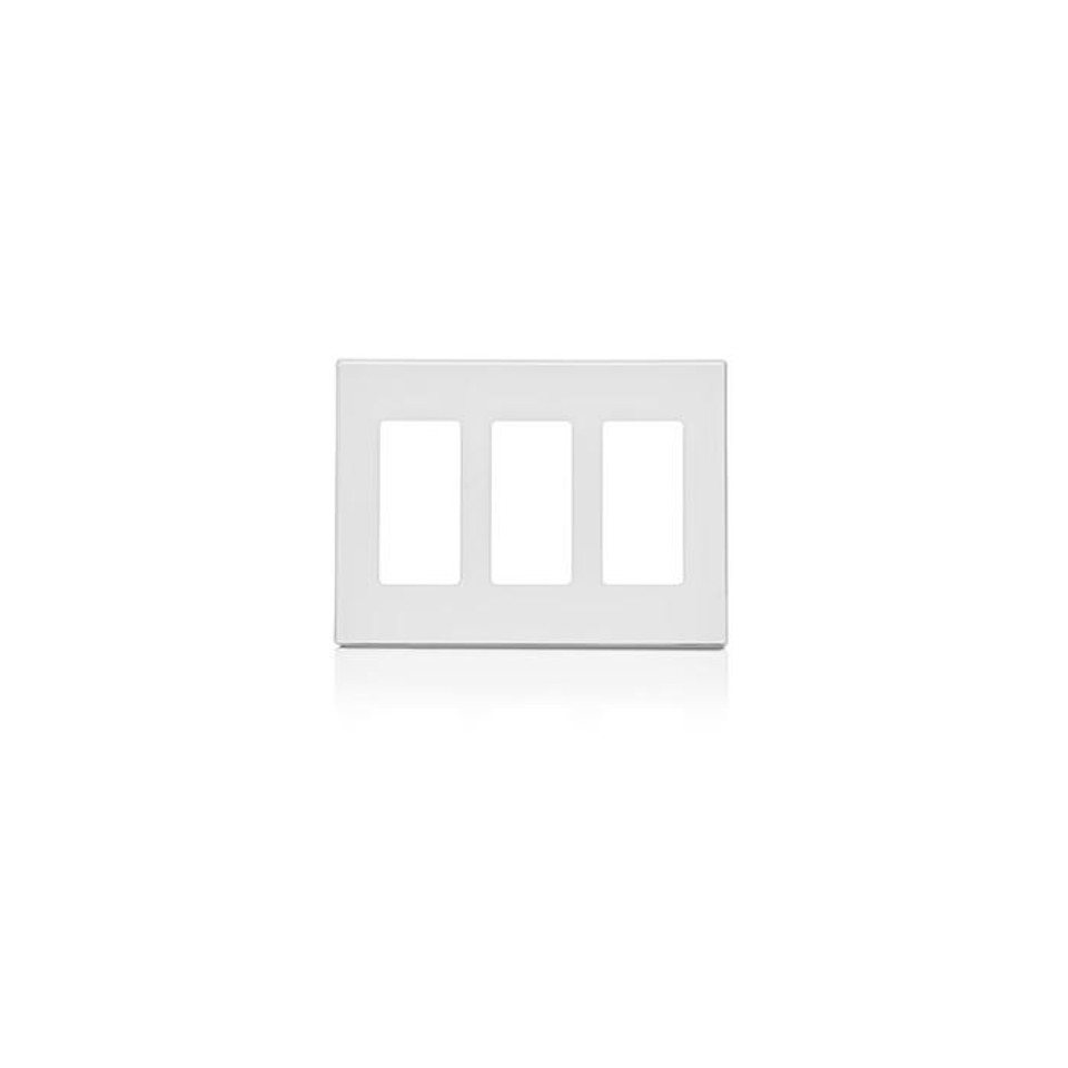Placa Decora Plus 3 Unidades Blanca